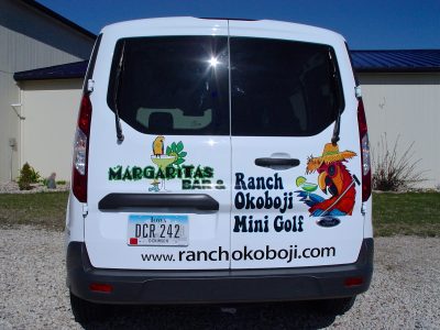 print and cut logo decal for vehicle marketing