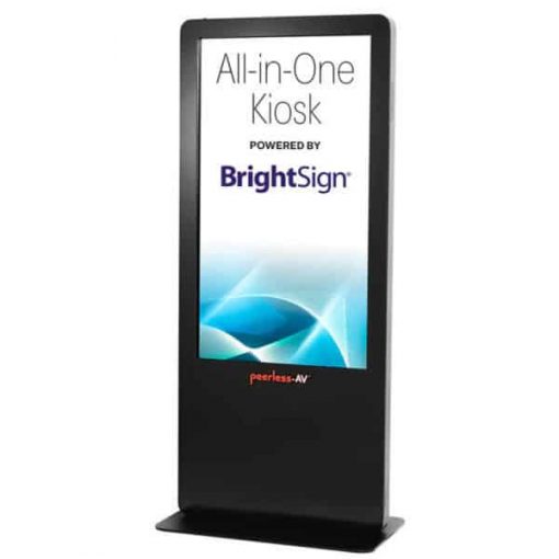 Peerless all-in-one Touchscreen Kiosk 55" display