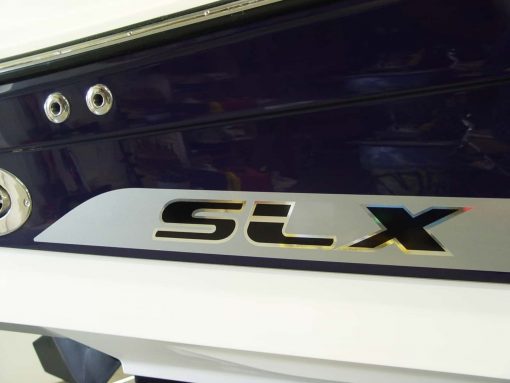 SLX boat decal lettering repair restoration vinyl application