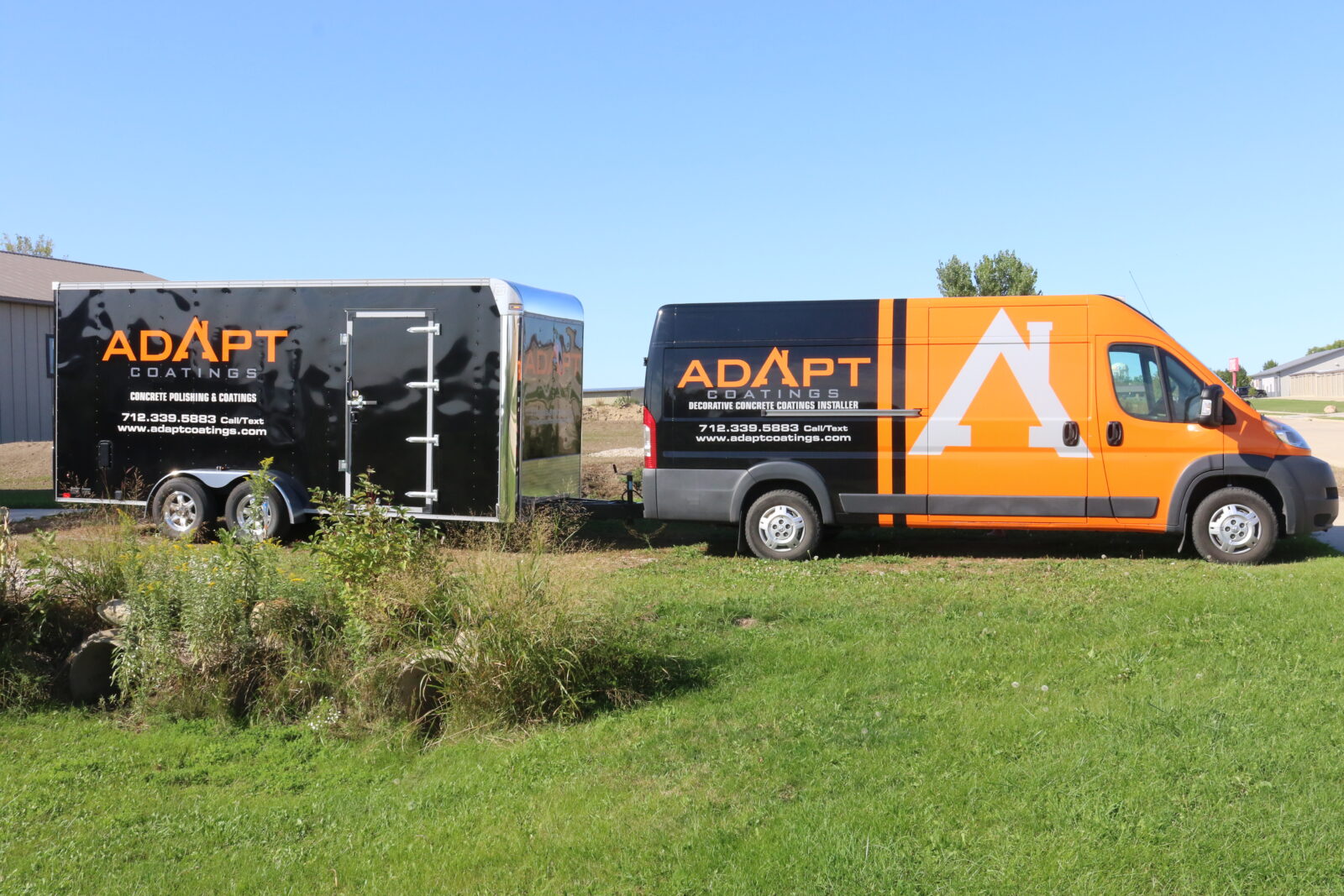 Adapt Coating van & trailer graphics